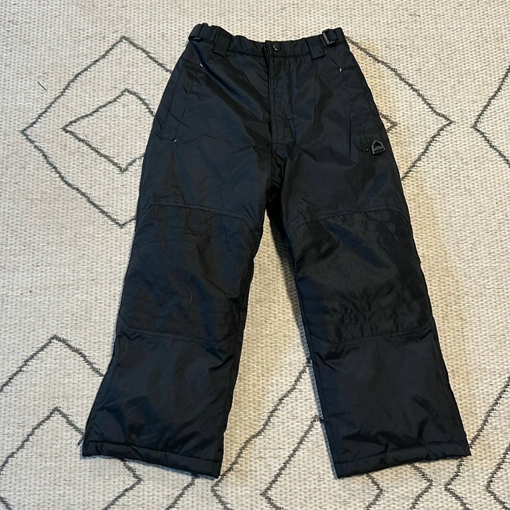 Excellent Condition Boys Protection System Black Snow Pants Size 6